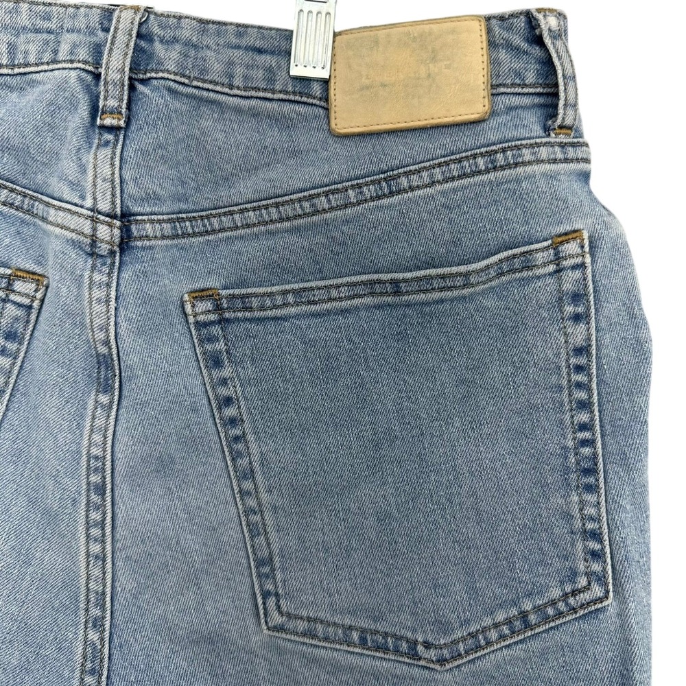 Everlane The Curvy Cheeky Jean Womens 28x25 Light Wash High Rise Straight Ankle